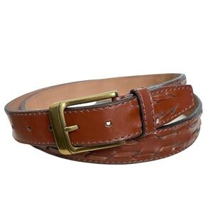 NWOT GEORGE Belt Leather Brown Men’s Size 44.